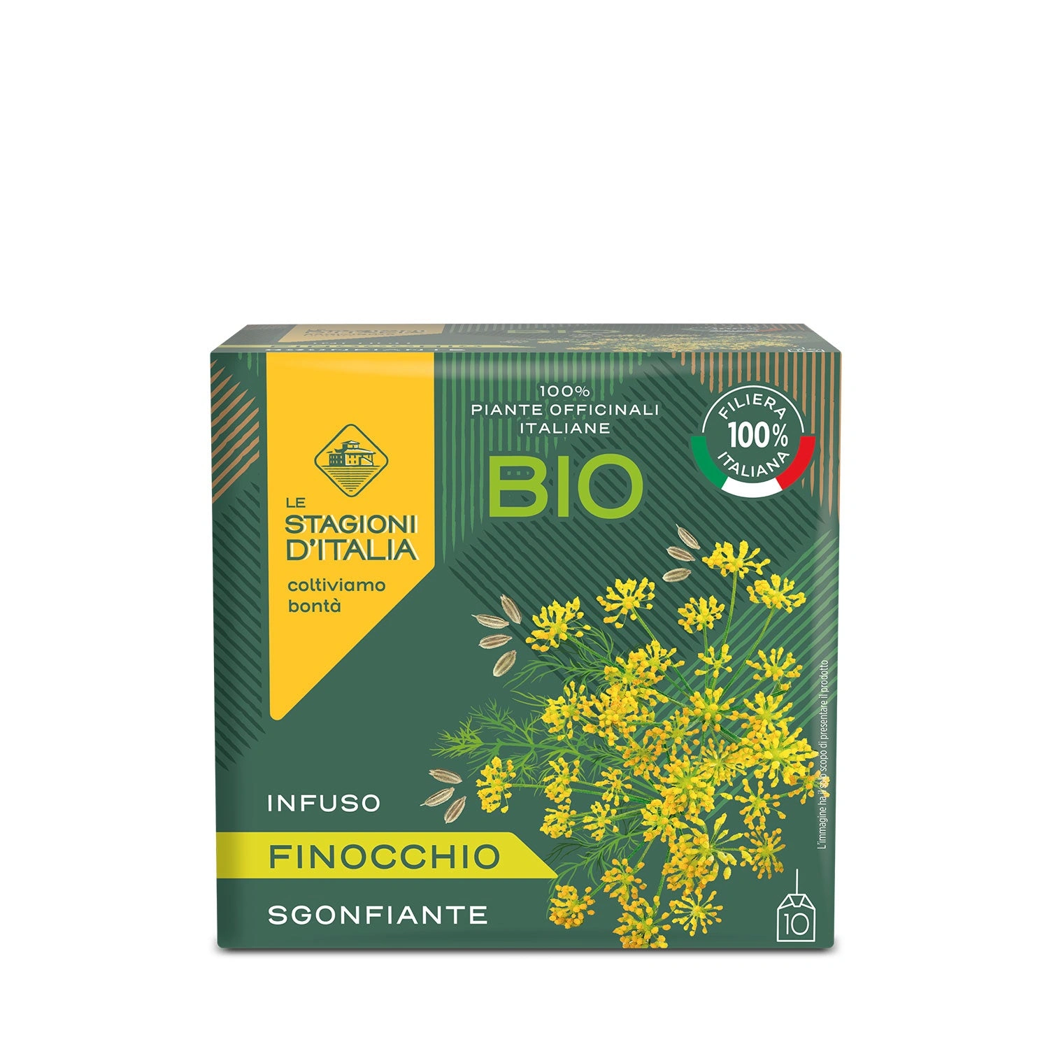 Infuso di Finocchio Dolce BIO Filiera Italiana – Le Stagioni d’Italia 10 filtri