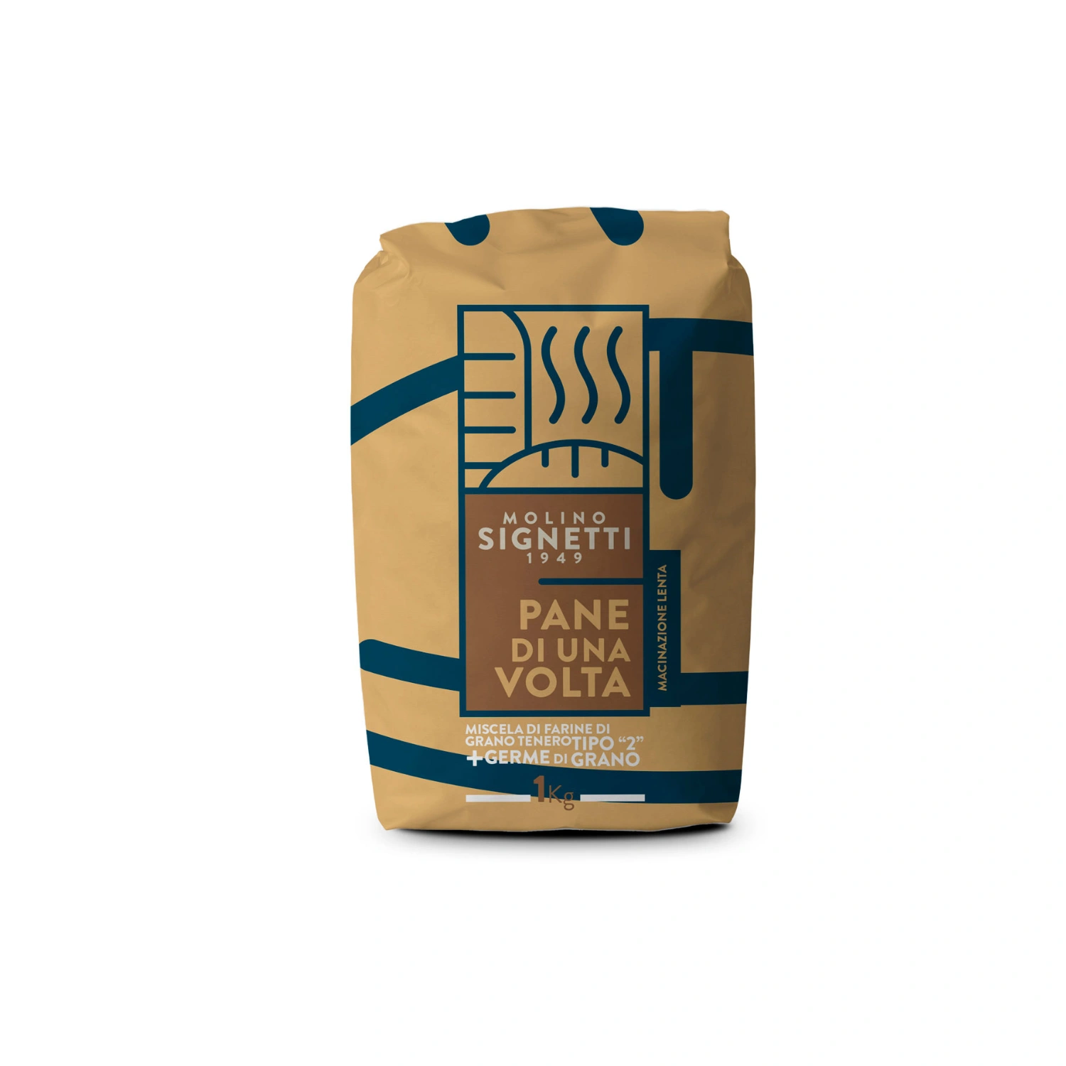 Miscela di Farine di Grano Tenero tipo ‘Pane di una Volta’ – Molino Signetti 1 Kg