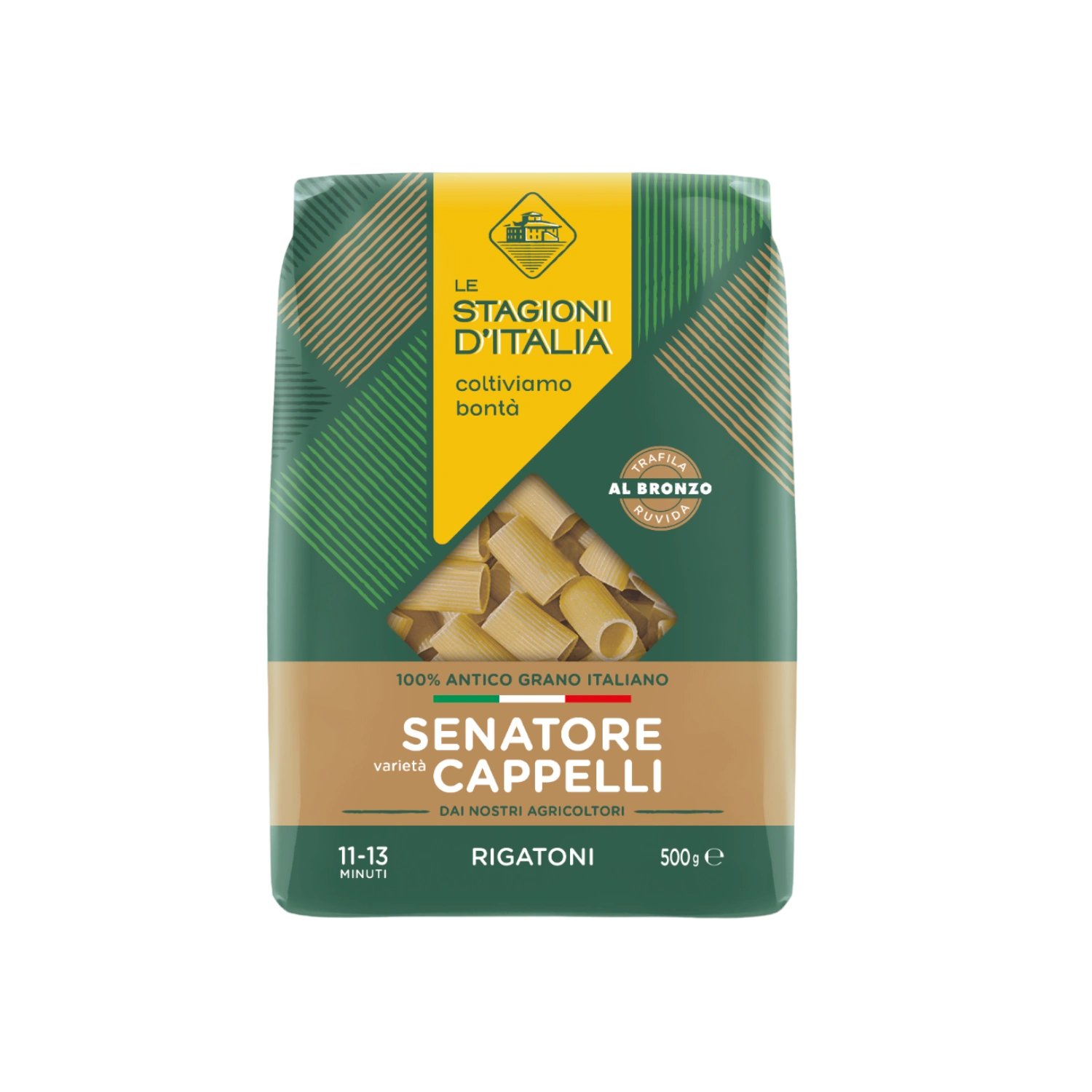 Rigatoni Varietà Cappelli – Le Stagioni d’Italia 500 g