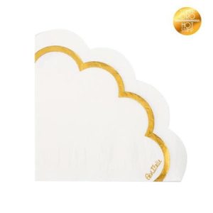 TOV BIANCHI SMERLO FIORE ORO 33X33CM CF1