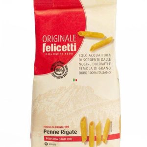 Felicetti pasta di semola – penne rigate 169 – sacchetti carta da 500 grammi