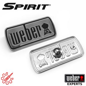 Weber Spirit Logo Placchetta c/dado