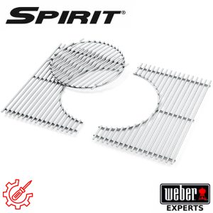 Weber Spirit Griglie di Cottura in Acciaio Gourmet per serie 300