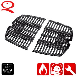 Set di 2 Griglie di Cottura in Ghisa Smaltata per Serie Q-200 e -2000