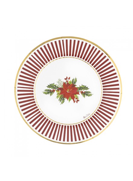 PIATTI CHRISTMAS FLOWER 27CM CF 8