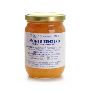 Marmellata di Limoni e Zenzero con scorze di limoni