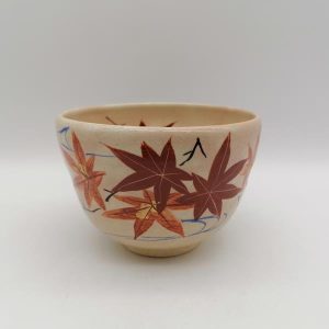 Chawan in ceramica Kyoyaki “Momiji”