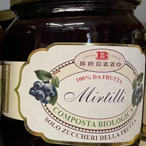 Brezzo Composta Senza Zucchero Mirtilli BIO