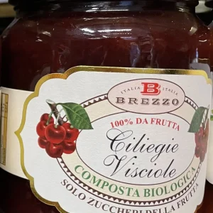 Brezzo Composta Senza Zucchero Ciliegie Visciole BIO