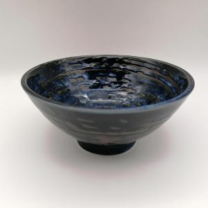 Ciotola da domburi con spirali blu 450ml