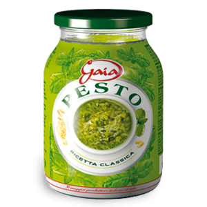 Gaia – Pesto ricetta classica – vaso in vetro da 920 ml = 980 grammi