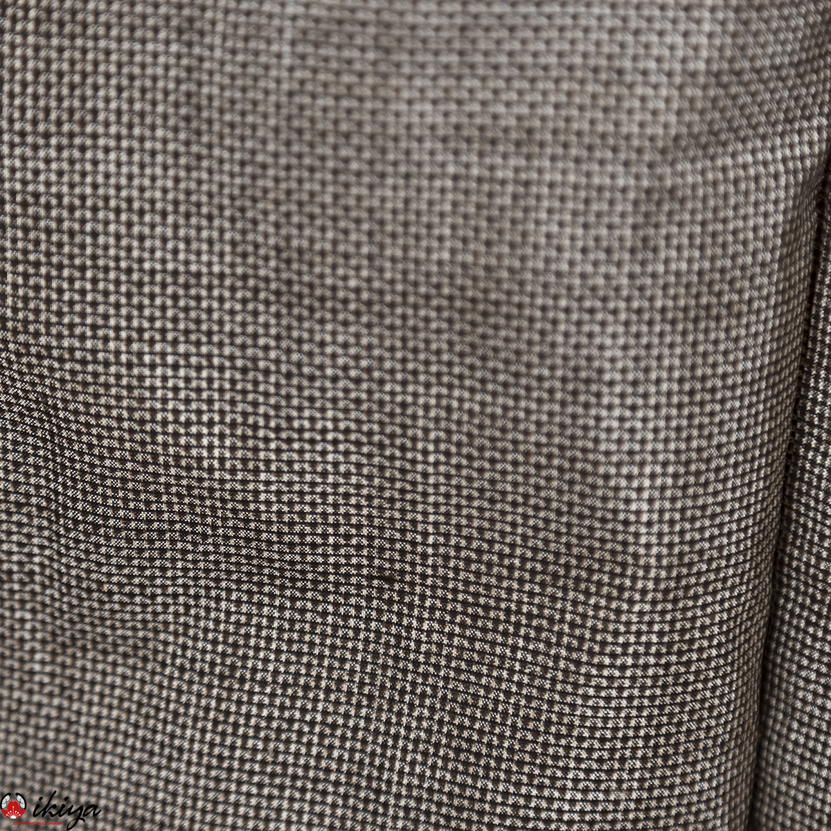 Haori da uomo marrone/grigio con samurai - immagine 7