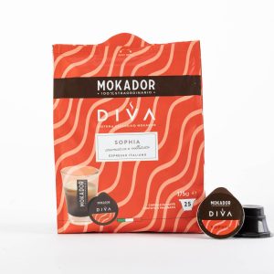 Mokador 100 capsule cialde caffè miscela Sophia SISTEMA DIVA (più ne acquisti più risparmi)