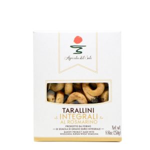 Agricola del Sole | Wholemeal Taralli with rosemary 250 g