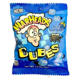 Warheads Raspberry Cubes Bustina Confezione da 99g
