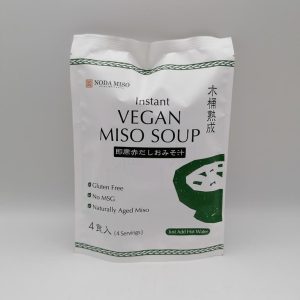 Zuppa di miso istantanea vegana e senza glutine – 4 porzioni