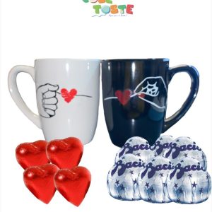 2 TAZZE CUORI PER COPPIE