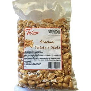 Arachidi Tostate Salate, Qualità Premium Pacchetto Sottovuoto 1kg