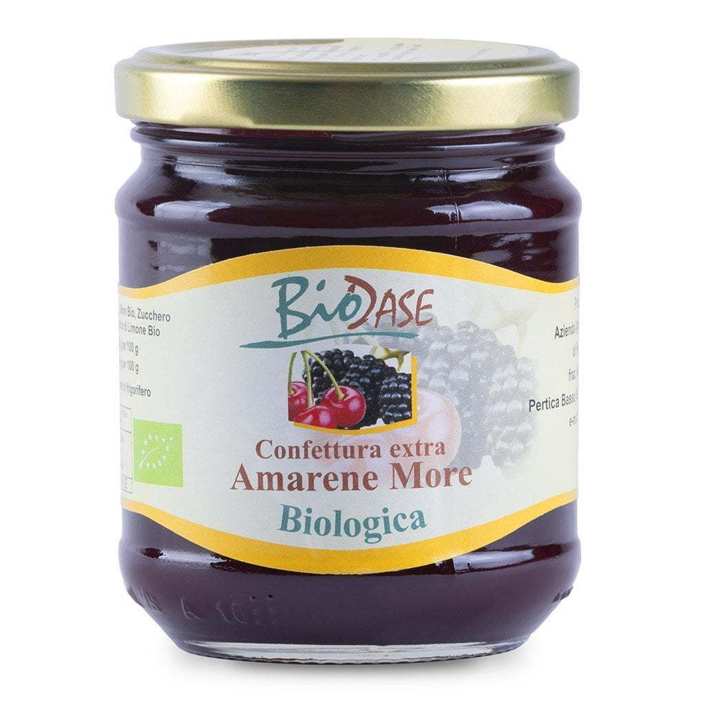 Confettura extra bio di amarene e more