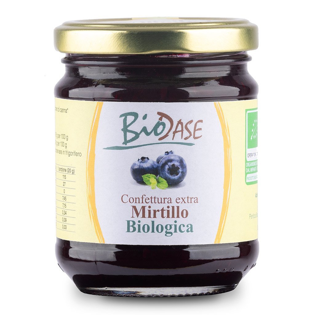 Confettura extra bio di mirtillo