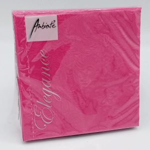 Tovaglioli Elegance Magenta 25×25 Ambiente