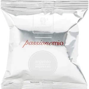Lollo Caffè – 100 Capsule Caffè – PassioneMio Argento – C. Lavazza a Modo Mio
