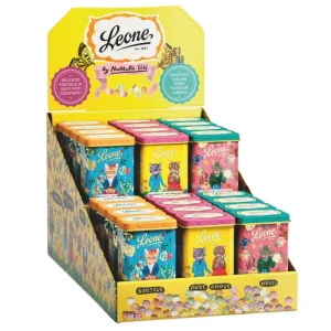 Leone Espositore Astuccio in Latta Nathalie Lete da 24 Pezzi