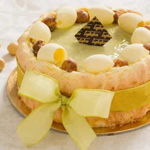 Torta Charlotte al Pistacchio e Nocciole (per 6 persone)