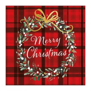 TOVAGLIOLI AMBIENTE 33 CHRISTMAS PLAID