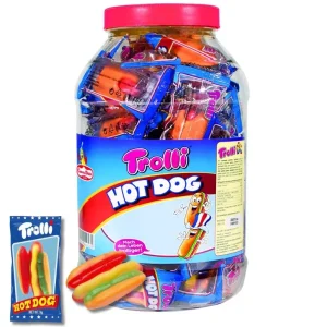 Trolli Mini Hot Dog Confezione da 60 Pezzi