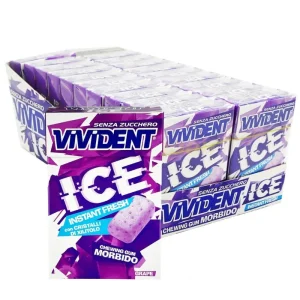 Vivident Ice Grape Astuccio Confezione da 20 Pezzi