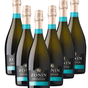 6 Pezzi Prosecco Extra Dry Zonin Docg 75 CL