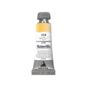 Acquerello Maimeri Blu da 12ml – GIALLO PERMANENTE SCURO