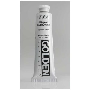 Colore Acrilico Golden Heavy Body – IRIDESCENT Pearl (coarse) – tubo da 59ml – Cod.4120-2 – s.4